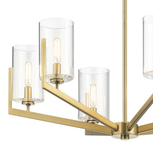 Elstead Lighting - QN-NYE6-BNB - Elstead Lighting Quintiesse Collection Nye 6 Light Chandelier from the Nye range. Part Number - QN-NYE6-BNB