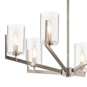 Elstead Lighting - QN-NYE6-CLP - Elstead Lighting Quintiesse Collection Nye 6 Light Chandelier from the Nye range. Part Number - QN-NYE6-CLP