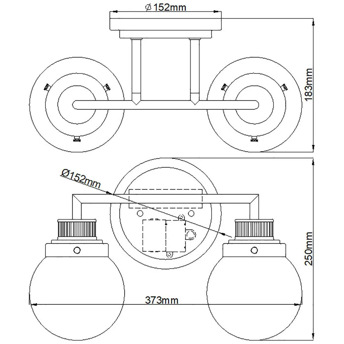 Elstead Lighting - QN-POPPY2-PC-BATH - Wall Light