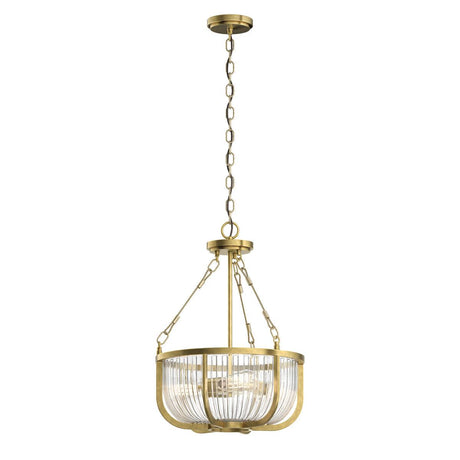 Elstead Lighting - QN-ROUX3-NBR - Elstead Lighting Quintiesse Collection Roux 3 Light Pendant/ Semi-Flush from the Roux range. Part Number - QN-ROUX3-NBR