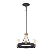 Elstead Lighting - QN-SILAS-3P-DZ - Elstead Lighting Quintiesse Collection Silas 3 Light Pendant/ Semi-Flush from the Silas range. Part Number - QN-SILAS-3P-DZ