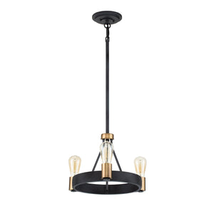 Elstead Lighting - QN-SILAS-3P-DZ - Elstead Lighting Quintiesse Collection Silas 3 Light Pendant/ Semi-Flush from the Silas range. Part Number - QN-SILAS-3P-DZ