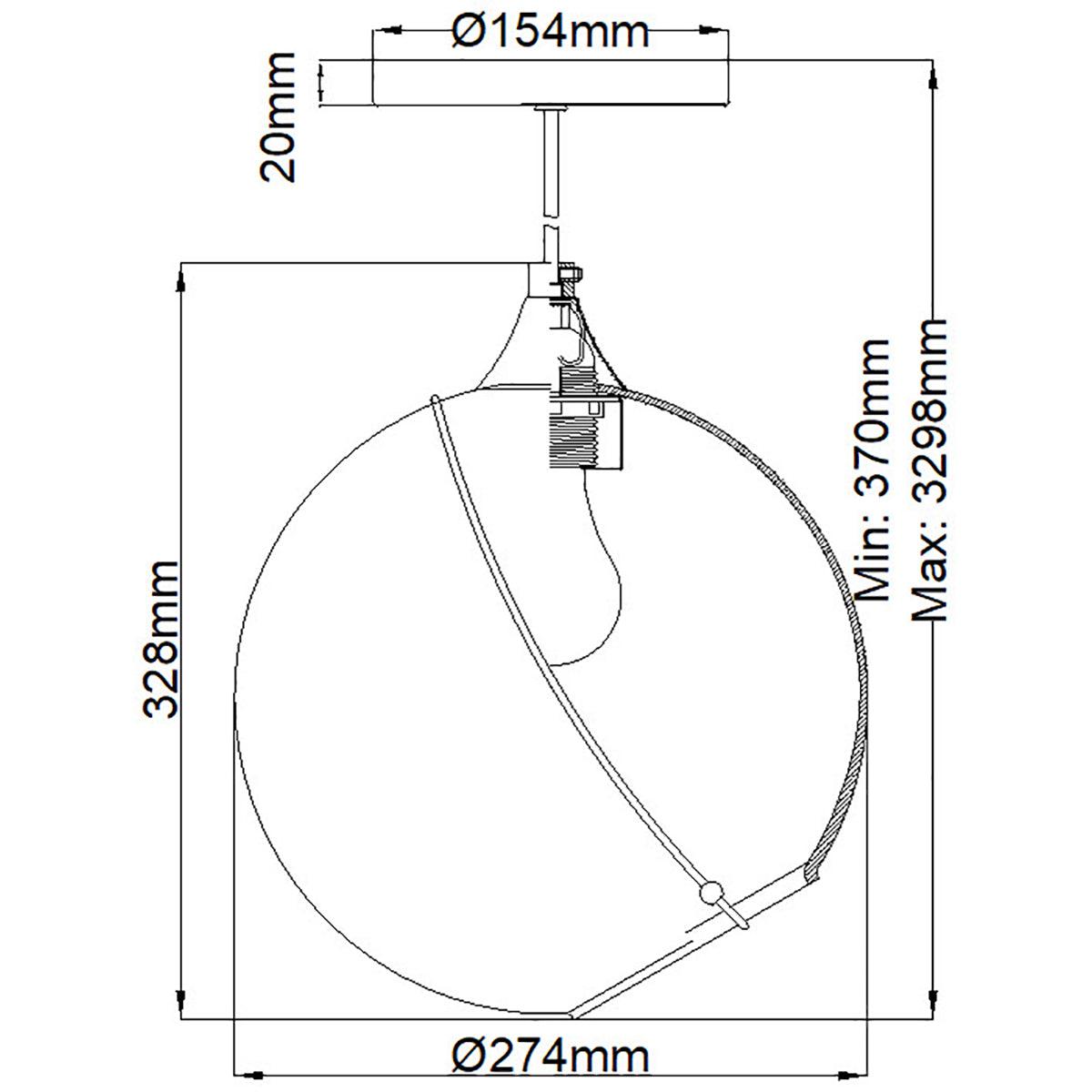 Elstead Lighting - QN-SKYE-1P - Elstead Lighting Quintiesse Collection Skye 1 Light Pendant from the Skye range. Part Number - QN-SKYE-1P