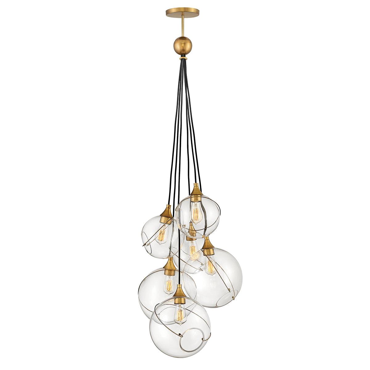 Elstead Lighting - QN-SKYE-6P - Elstead Lighting Quintiesse Collection Skye 6 Light Pendant from the Skye range. Part Number - QN-SKYE-6P