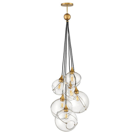 Elstead Lighting - QN-SKYE-6P - Elstead Lighting Quintiesse Collection Skye 6 Light Pendant from the Skye range. Part Number - QN-SKYE-6P