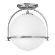 Elstead Lighting - QN-SOMERSET-F-O-BN - Elstead Lighting Quintiesse Collection Somerset 1 Light Flush Mount from the Somerset range. Part Number - QN-SOMERSET-F-O-BN