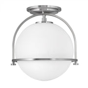 Elstead Lighting - QN-SOMERSET-F-O-BN - Elstead Lighting Quintiesse Collection Somerset 1 Light Flush Mount from the Somerset range. Part Number - QN-SOMERSET-F-O-BN