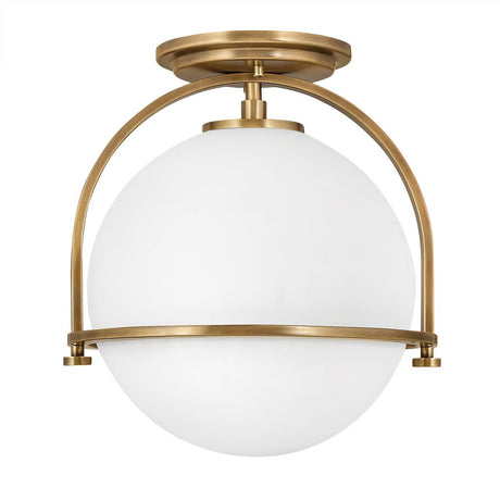 Elstead Lighting - QN-SOMERSET-F-O-HB - Elstead Lighting Quintiesse Collection Somerset 1 Light Flush Mount from the Somerset range. Part Number - QN-SOMERSET-F-O-HB