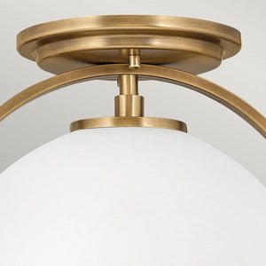 Elstead Lighting - QN-SOMERSET-F-O-HB - Ceiling Flush