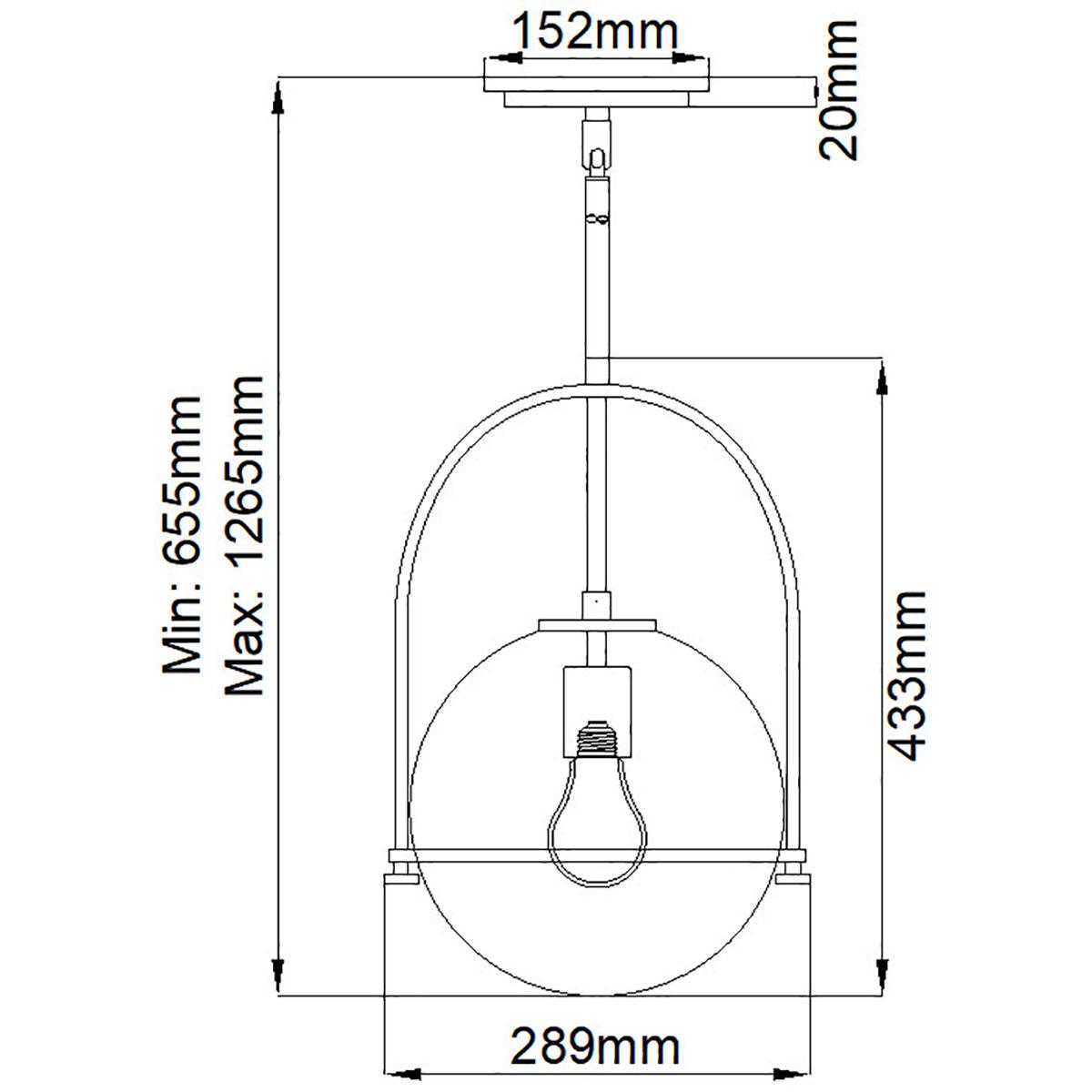 Elstead Lighting - QN-SOMERSET-P-C-BK - Elstead Lighting Quintiesse Collection Somerset 1 Light Medium Pendant from the Somerset range. Part Number - QN-SOMERSET-P-C-BK