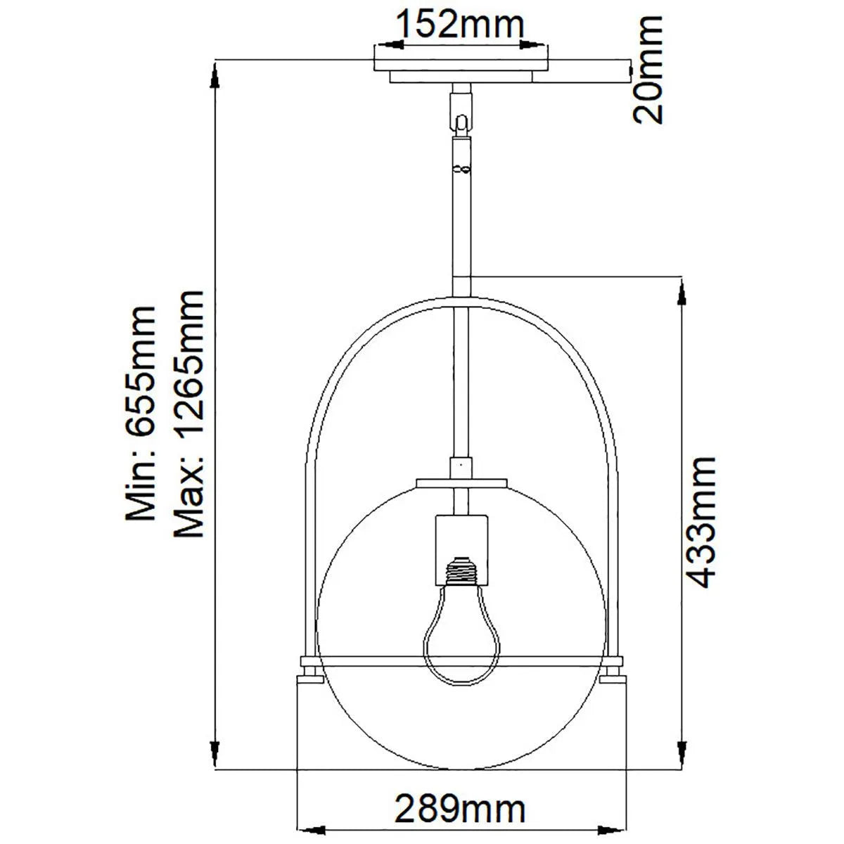 Elstead Lighting - QN-SOMERSET-P-O-BK - Pendant