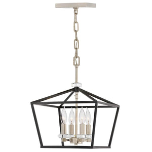 Elstead Lighting - QN-STINSON-4P-M-BK - Pendant