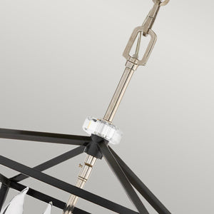 Elstead Lighting - QN-STINSON-4P-M-BK - Elstead Lighting Quintiesse Collection Stinson 4 Light Medium Pendant/ Semi-Flush from the Stinson range. Part Number - QN-STINSON-4P-M-BK