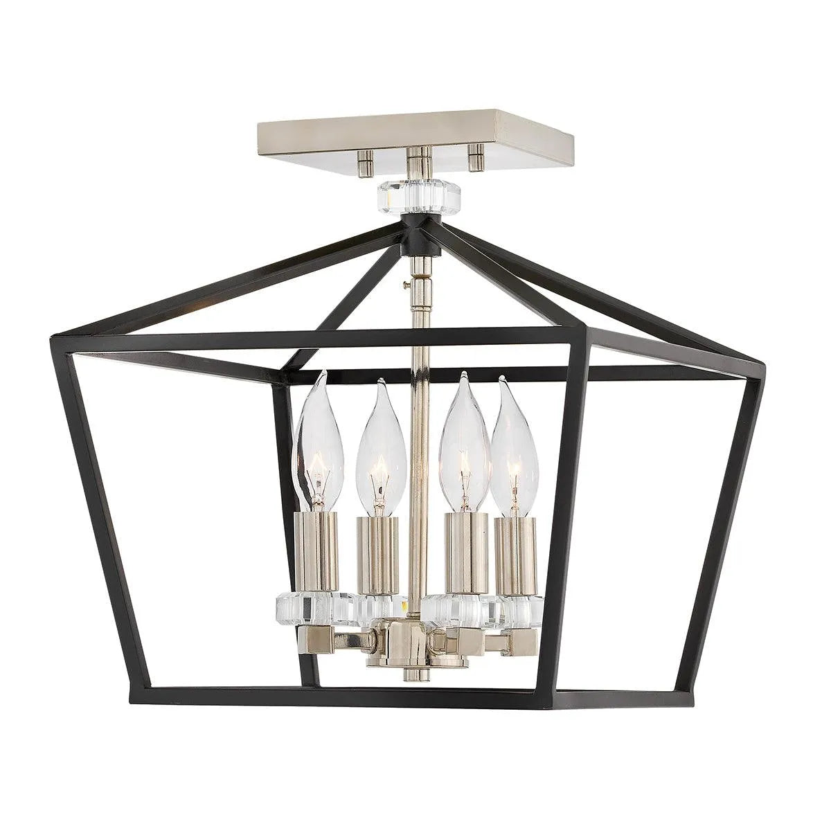 Elstead Lighting - QN-STINSON-4P-M-BK - Pendant