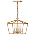 Elstead Lighting - QN-STINSON-4P-M-DBR - Elstead Lighting Quintiesse Collection Stinson 4 Light Medium Pendant/ Semi-Flush from the Stinson range. Part Number - QN-STINSON-4P-M-DBR