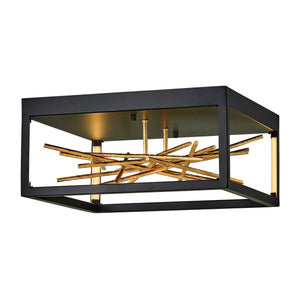 Elstead Lighting - QN-STYX-LED-F-BG - Elstead Lighting Quintiesse Collection Styx LED Flush Mount from the Styx range. Part Number - QN-STYX-LED-F-BG