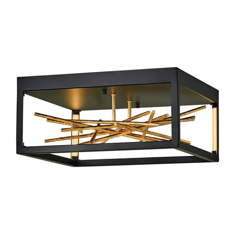 Elstead Lighting - QN-STYX-LED-F-BG - Elstead Lighting Quintiesse Collection Styx LED Flush Mount from the Styx range. Part Number - QN-STYX-LED-F-BG