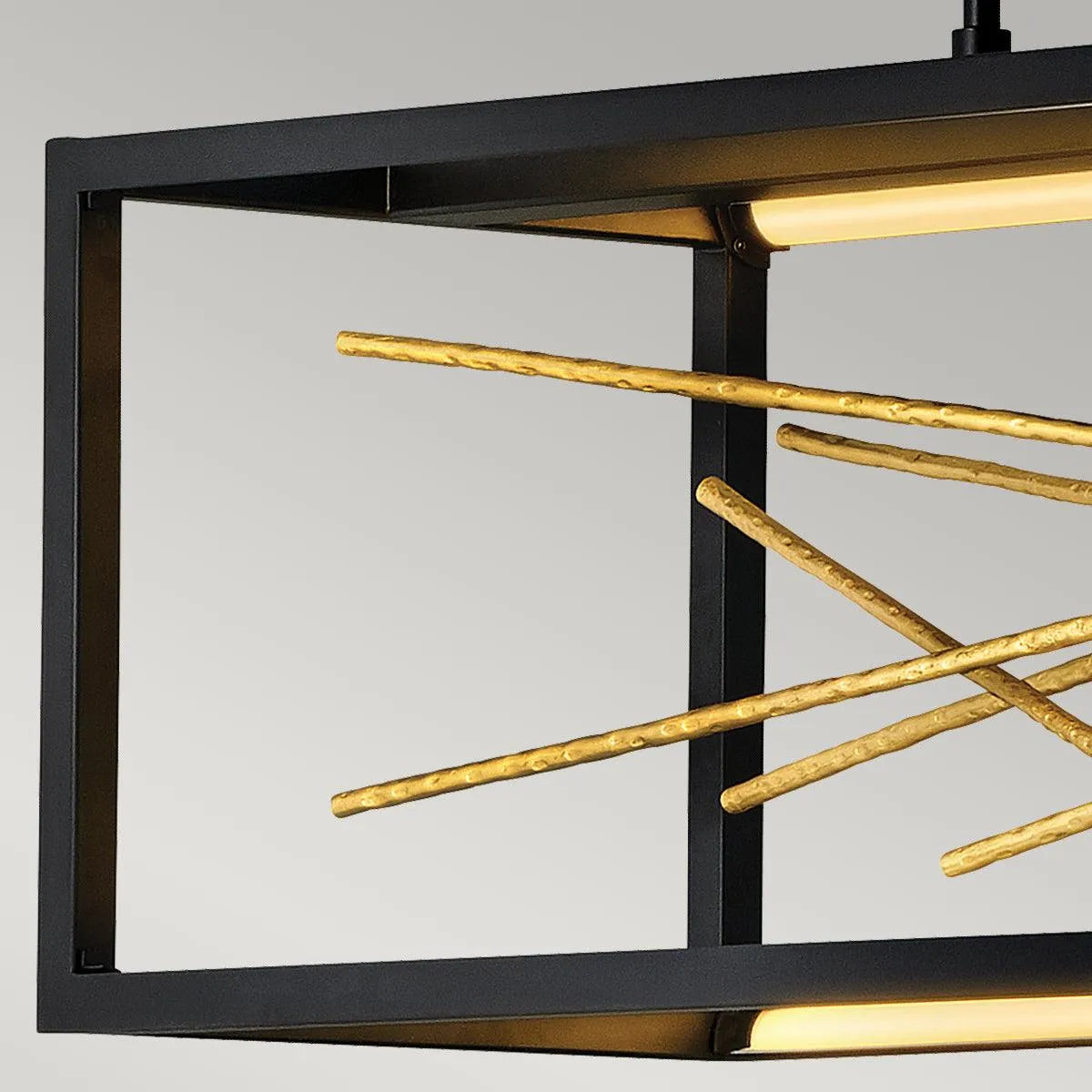 Elstead Lighting - QN-STYX-LED-ISLE-BG - Linear Chandelier