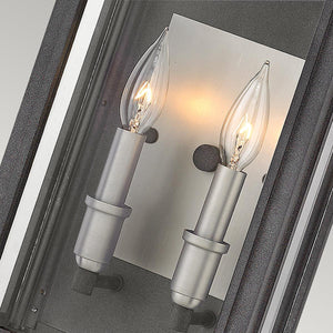 Elstead Lighting - QN-SUTCLIFFE-M-AZ - Elstead Lighting Quintiesse Collection Sutcliffe 2 Light Wall Lantern - Aged Zinc from the Sutcliffe range. Part Number - QN-SUTCLIFFE-M-AZ