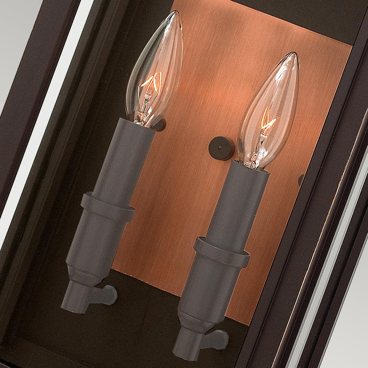 Elstead Lighting - QN-SUTCLIFFE-M-OZ - Elstead Lighting Quintiesse Collection Sutcliffe 2 Light Wall Lantern - Oil Rubbed Bronze from the Sutcliffe range. Part Number - QN-SUTCLIFFE-M-OZ