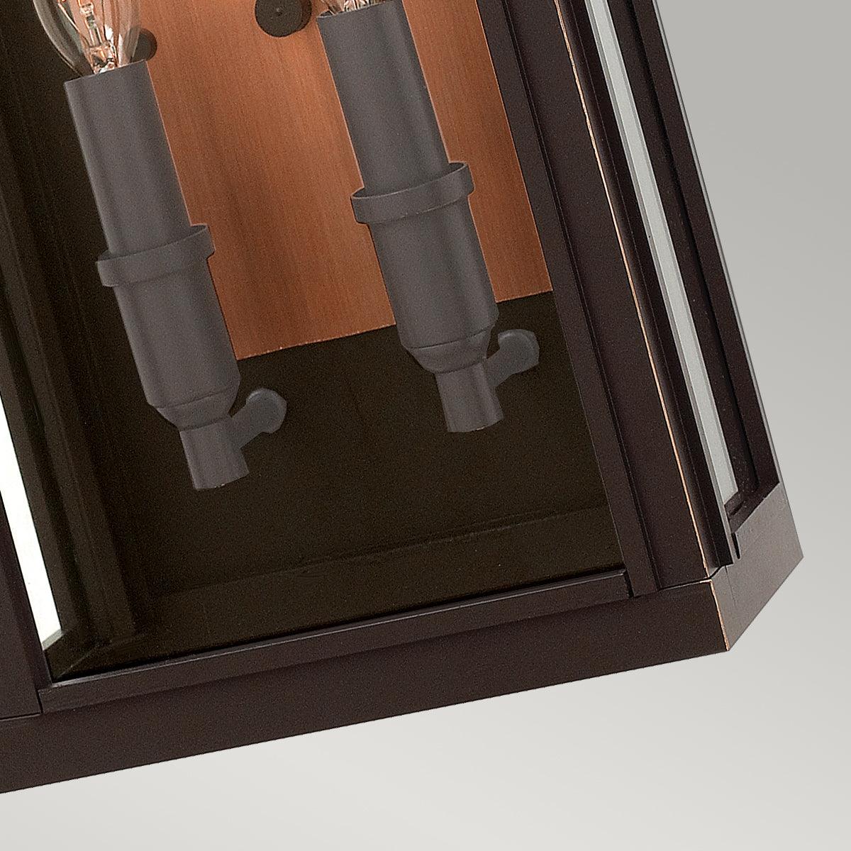 Elstead Lighting - QN-SUTCLIFFE-M-OZ - Elstead Lighting Quintiesse Collection Sutcliffe 2 Light Wall Lantern - Oil Rubbed Bronze from the Sutcliffe range. Part Number - QN-SUTCLIFFE-M-OZ