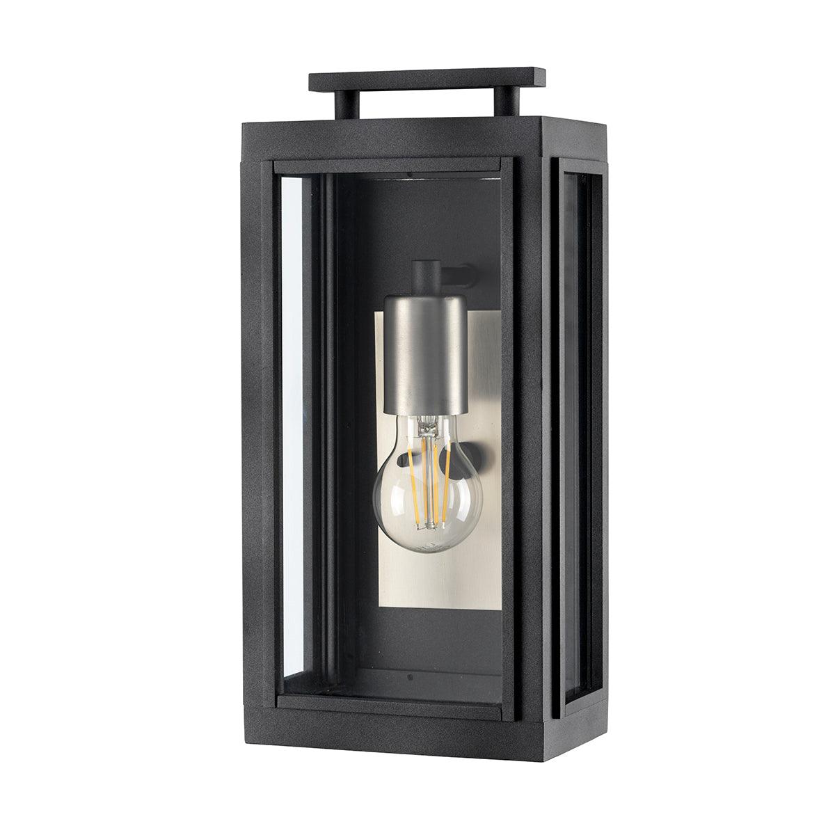 Elstead Lighting - QN-SUTCLIFFE-S-AZ - Elstead Lighting Quintiesse Collection Sutcliffe 1 Light Wall Lantern - Aged Zinc from the Sutcliffe range. Part Number - QN-SUTCLIFFE-S-AZ