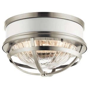 Elstead Lighting - QN-TOLLIS-F-BN - Elstead Lighting Quintiesse Collection Tollis 2 Light Flush Mount from the Tollis range. Part Number - QN-TOLLIS-F-BN