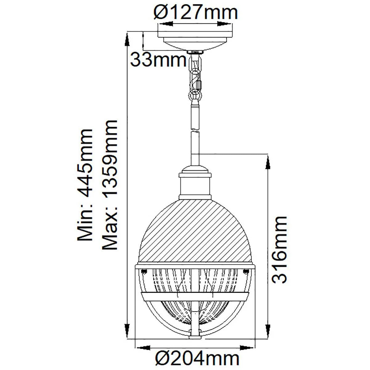 Elstead Lighting - QN-TOLLIS-MP-BN - Pendant