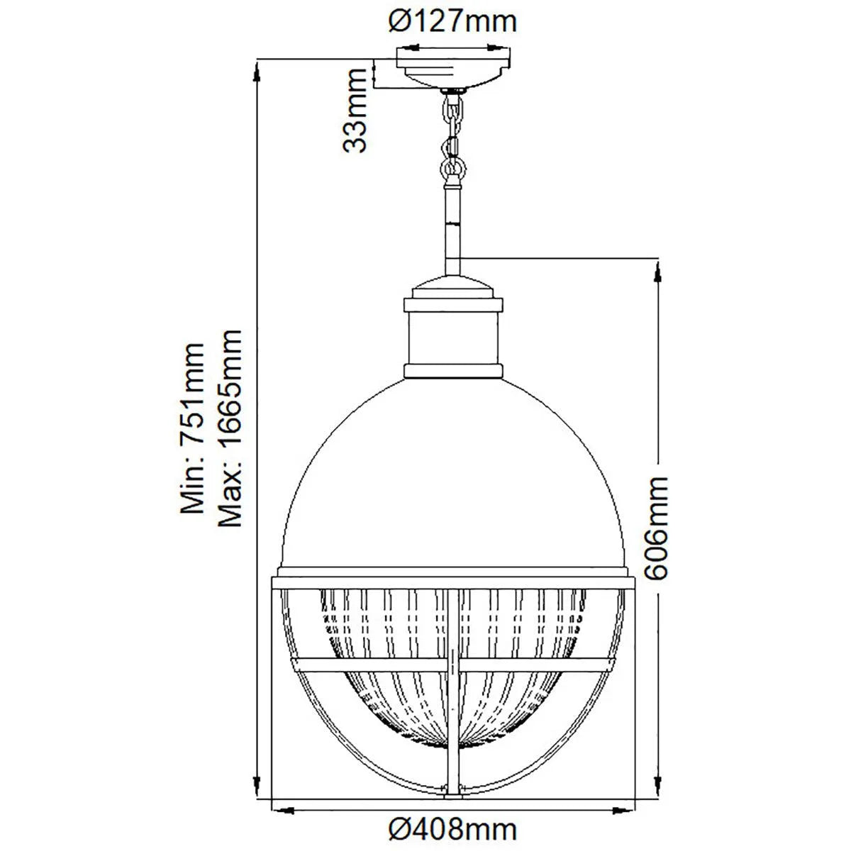 Elstead Lighting - QN-TOLLIS-P-BN - Pendant