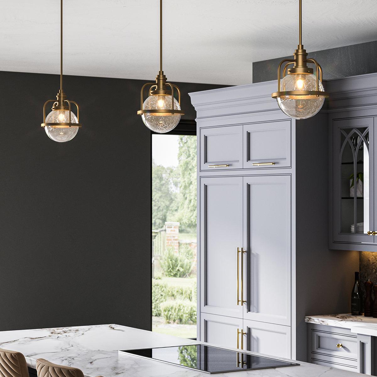 Elstead Lighting - QN-TRIOCENT-P-NBR - Elstead Lighting Quintiesse Collection Triocent 1 Light Pendant/ Semi-Flush from the Triocent range. Part Number - QN-TRIOCENT-P-NBR