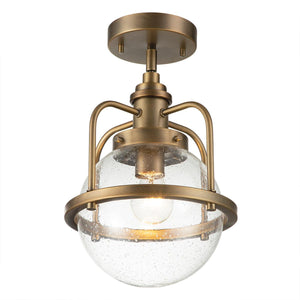 Elstead Lighting - QN-TRIOCENT-P-NBR - Elstead Lighting Quintiesse Collection Triocent 1 Light Pendant/ Semi-Flush from the Triocent range. Part Number - QN-TRIOCENT-P-NBR