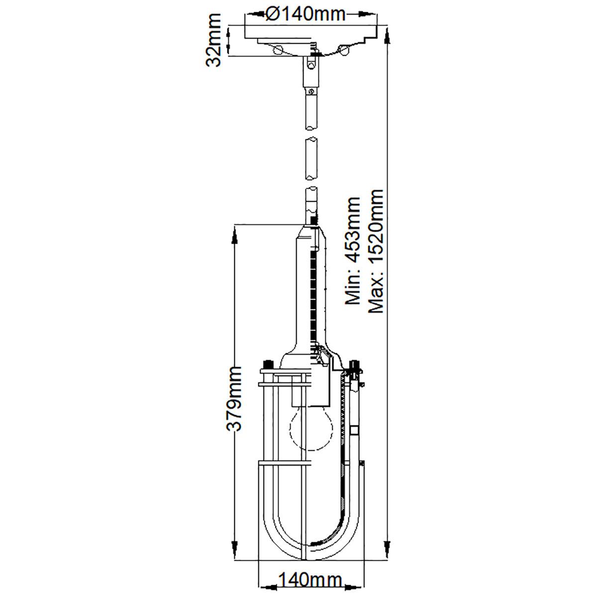 Elstead Lighting - QN-URBANREST-MP - Elstead Lighting Quintiesse Collection Urban Restoration 1 Light Pendant from the Urban Restoration range. Part Number - QN-URBANREST-MP