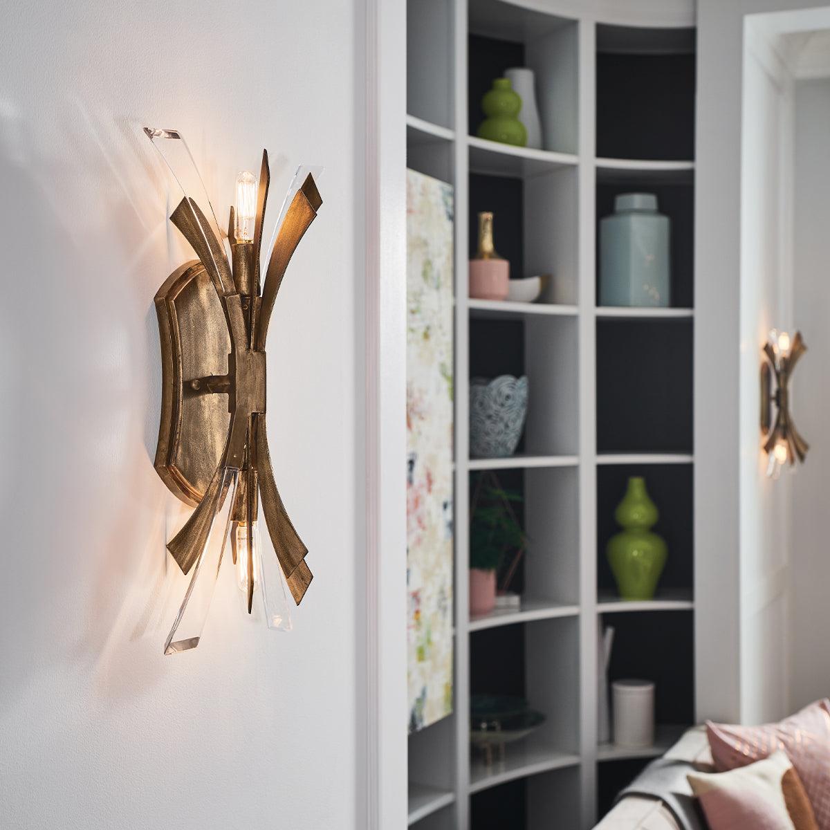 Elstead Lighting - QN-VIDA2 - Elstead Lighting Quintiesse Collection Vida 2 Light Wall Light from the Vida range. Part Number - QN-VIDA2