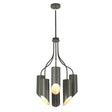 Elstead Lighting - QUINTO6-GPN - Elstead Lighting Chandelier from the Quinto range. Quinto 6 Light Chandelier - Dark Grey Polished Nickel Product Code = QUINTO6-GPN