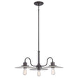 Elstead Lighting - QZ-ADMIRAL-3P-IB - Quoizel Chandelier from the Admiral range. Admiral 3 Light Chandelier Product Code = QZ-ADMIRAL-3P-IB