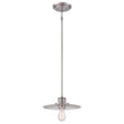 Elstead Lighting - QZ-ADMIRAL-P-AN - Quoizel Pendant from the Admiral range. Admiral 1 Light Mini Pendant - Nickel Product Code = QZ-ADMIRAL-P-AN