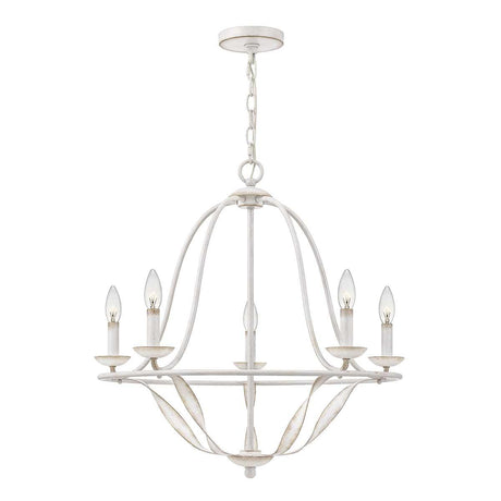 Elstead Lighting - QZ-BRADBURY5-AWH - Quoizel Chandelier from the Bradbury range. Bradbury 5 Light Chandelier Product Code = QZ-BRADBURY5-AWH