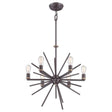 Elstead Lighting - QZ-CARNEGIE6 - Quoizel Chandelier from the Carnegie range. Carnegie 6 Light Chandelier - Western Bronze Product Code = QZ-CARNEGIE6