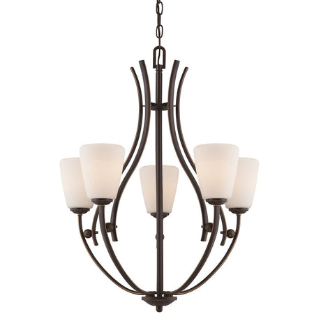 Elstead Lighting - QZ-CHANTILLY5 - Quoizel Chandelier from the Chantilly range. Chantilly 5 Light Chandelier Product Code = QZ-CHANTILLY5