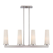 Elstead Lighting - QZ-CHELSEA-LOFT-P - Quoizel Linear Chandelier from the Chelsea Loft range. Chelsea Loft 4 Light Pendant Product Code = QZ-CHELSEA-LOFT-P