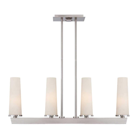 Elstead Lighting - QZ-CHELSEA-LOFT-P - Quoizel Linear Chandelier from the Chelsea Loft range. Chelsea Loft 4 Light Pendant Product Code = QZ-CHELSEA-LOFT-P