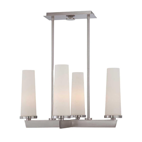 Elstead Lighting - QZ-CHELSEA-LOFT4 - Quoizel Chandelier from the Chelsea Loft range. Chelsea Loft 4 Light Chandelier Product Code = QZ-CHELSEA-LOFT4