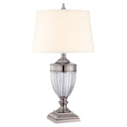 Elstead Lighting - QZ-DENNISON-PN - Quoizel Table Lamp from the Dennison range. Dennison 1 Light Table Lamp - Polished Nickel Product Code = QZ-DENNISON-PN