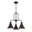 Elstead Lighting - QZ-EASTVALE3 - Quoizel Chandelier from the Eastvale range. Eastvale 3 Light Chandelier Product Code = QZ-EASTVALE3