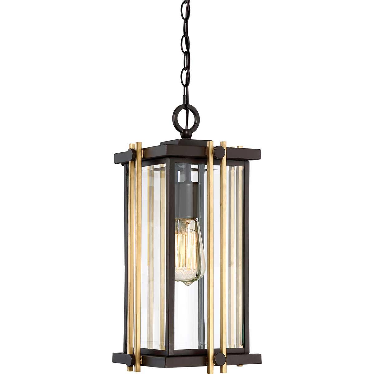 Elstead Lighting - QZ-GOLDENROD8-M - Quoizel Outdoor Hanging from the Goldenrod range. Goldenrod 1 Light Medium Chain Lantern Product Code = QZ-GOLDENROD8-M