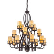 Elstead Lighting - QZ-KYLE16 - Quoizel Chandelier from the Kyle range. Kyle 16 Light Chandelier Product Code = QZ-KYLE16