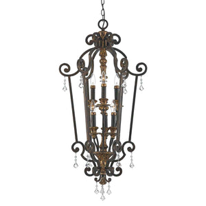 Elstead Lighting - QZ-MARQUETTE6-B - Quoizel Chandelier from the Marquette range. Marquette 6 Light Chandelier Product Code = QZ-MARQUETTE6-B