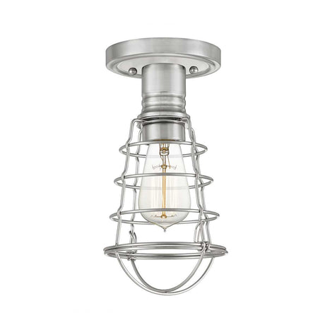 Elstead Lighting - QZ-MIXON-SF-BN - Ceiling Semi-Flush