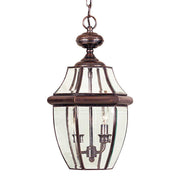 Elstead Lighting - QZ-NEWBURY8-L-AC - Quoizel Outdoor Hanging from the Newbury range. Newbury 2 Light Large Chain Lantern Product Code = QZ-NEWBURY8-L-AC