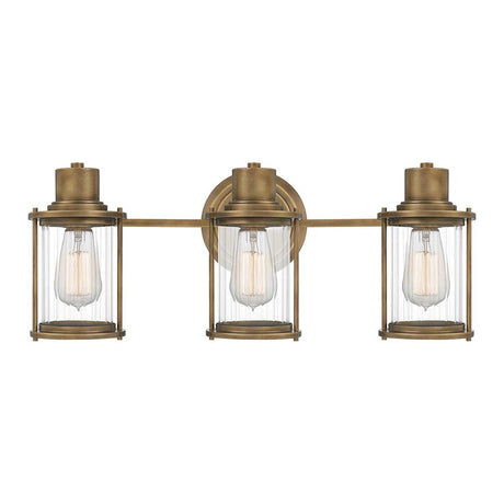 Elstead Lighting - QZ-RIGGS3-BATH-WS - Quoizel Wall Light from the Riggs range. Riggs 3 Light Wall Light Product Code = QZ-RIGGS3-BATH-WS